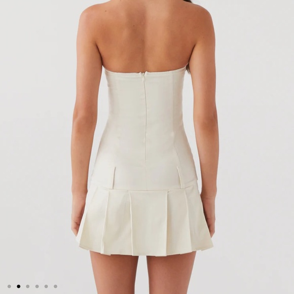 Peppermayo Exclusive - Case Closed Mini Dress - Cement - Picture 2 of 2